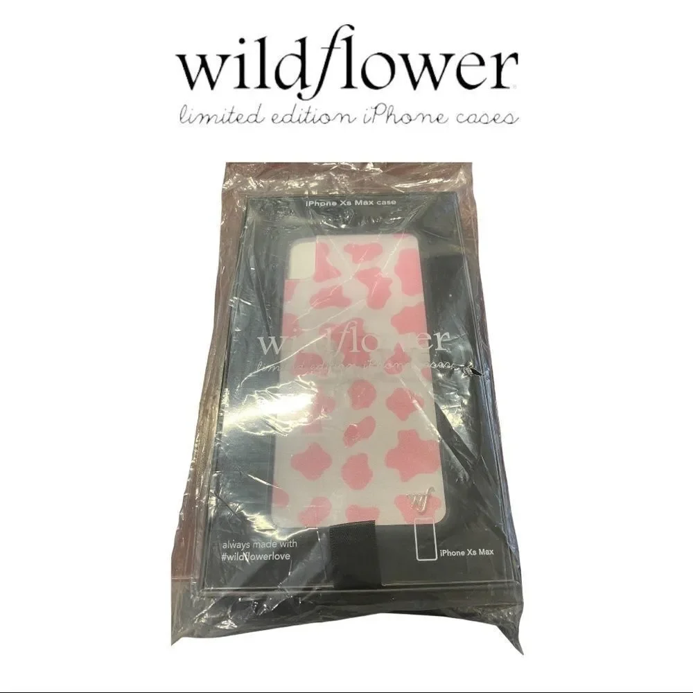 Lot of 5 NEW Wildflower Pink Moo iPhone Case iPhone XS Max RESELLERS